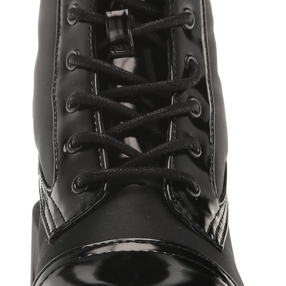 NINE WEST Women's Obri2 Black Patent Ankle Boot Size 11 - Picture 9 of 11